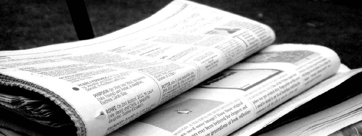 stack of newspapers