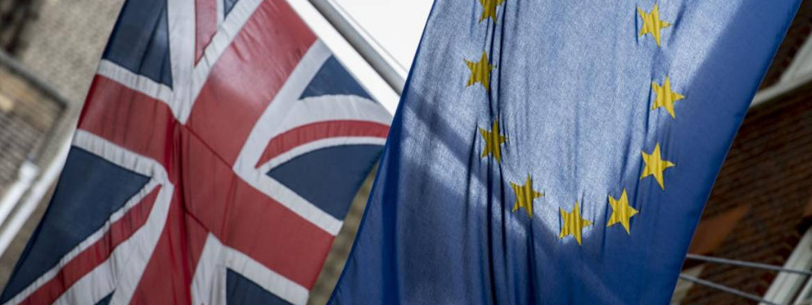 UK and European flags