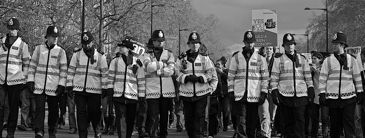 organised police walk