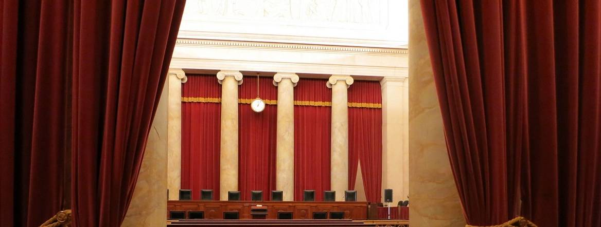 empty courtroom in the united states