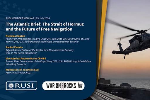 Recording: The Atlantic Brief: The Strait of Hormuz and the Future of Free Navigation