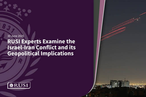 Recording: The Israel-Iran Conflict and its Geopolitical Implications