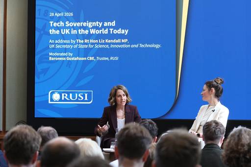 Recording: Tech Sovereignty and the UK – with the Rt Hon Liz Kendall MP
