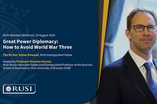 Recording: Great Power Diplomacy: How to Avoid World War Three