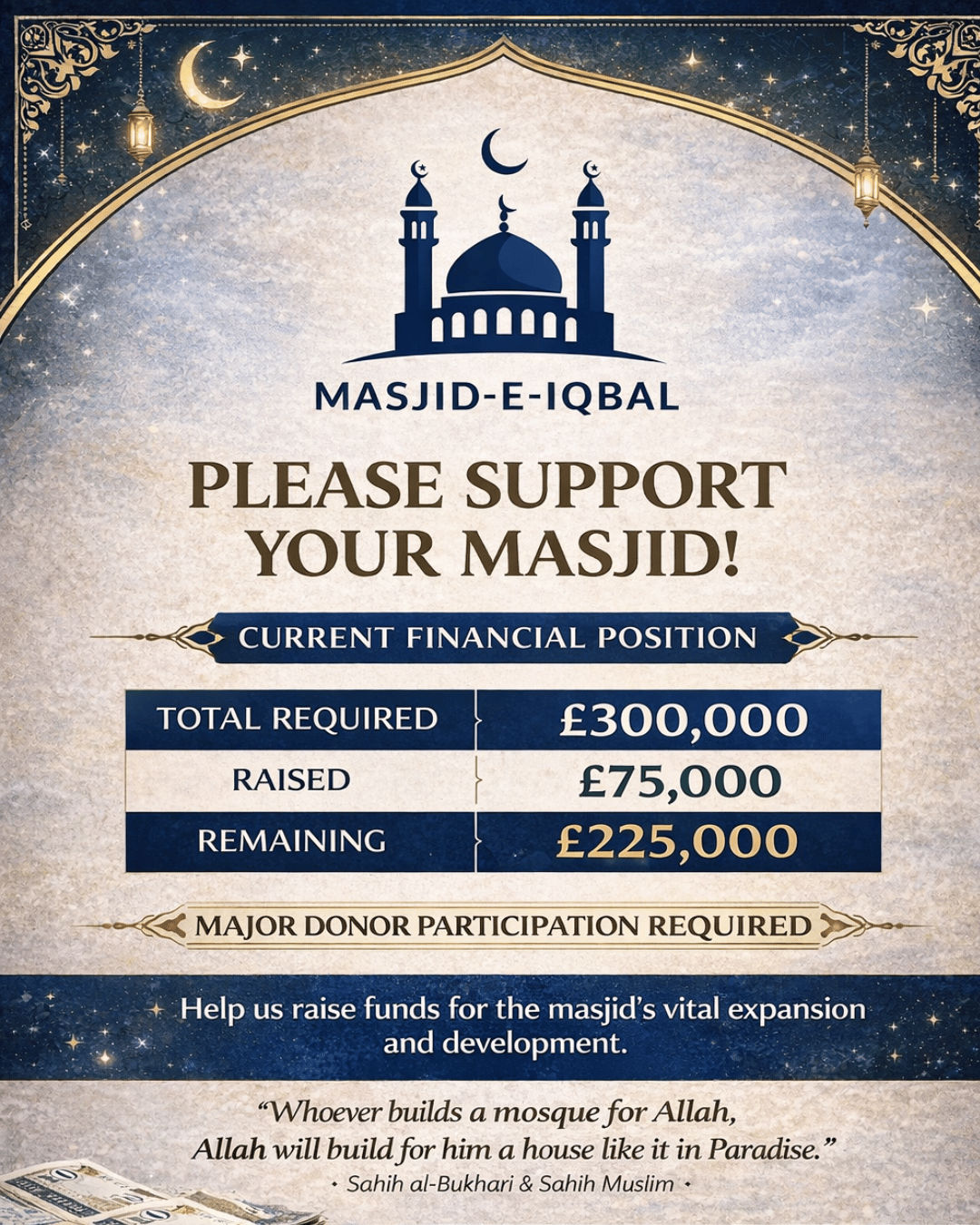 Secure Masjid-e-Iqbal