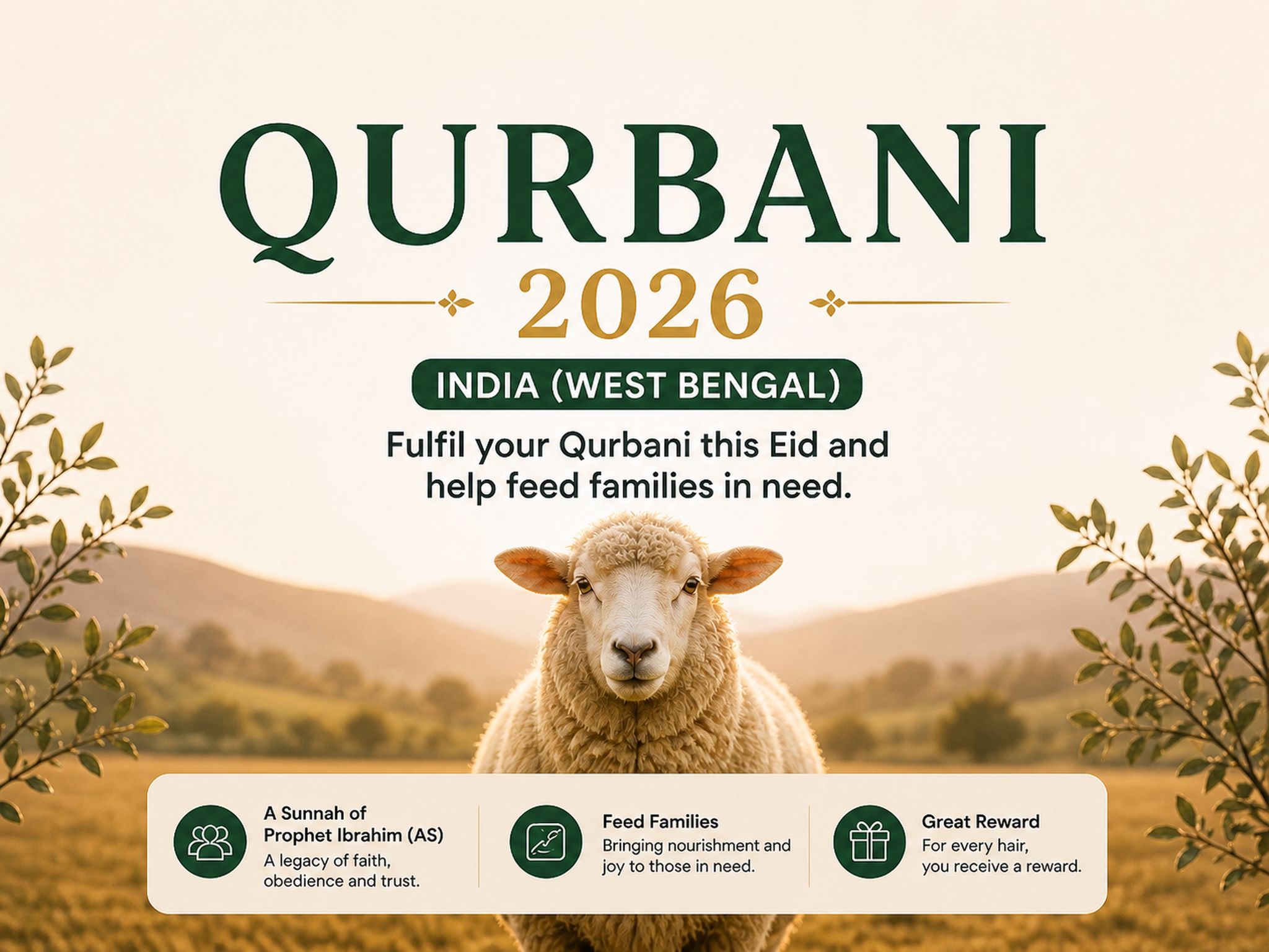 £1K Monthly Challenge: Qurbani 2026 (India – West Bengal)