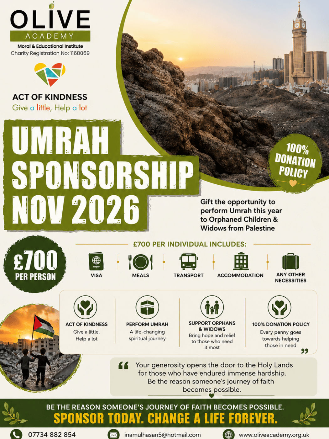 Orphan & Widows Umrah 2026
