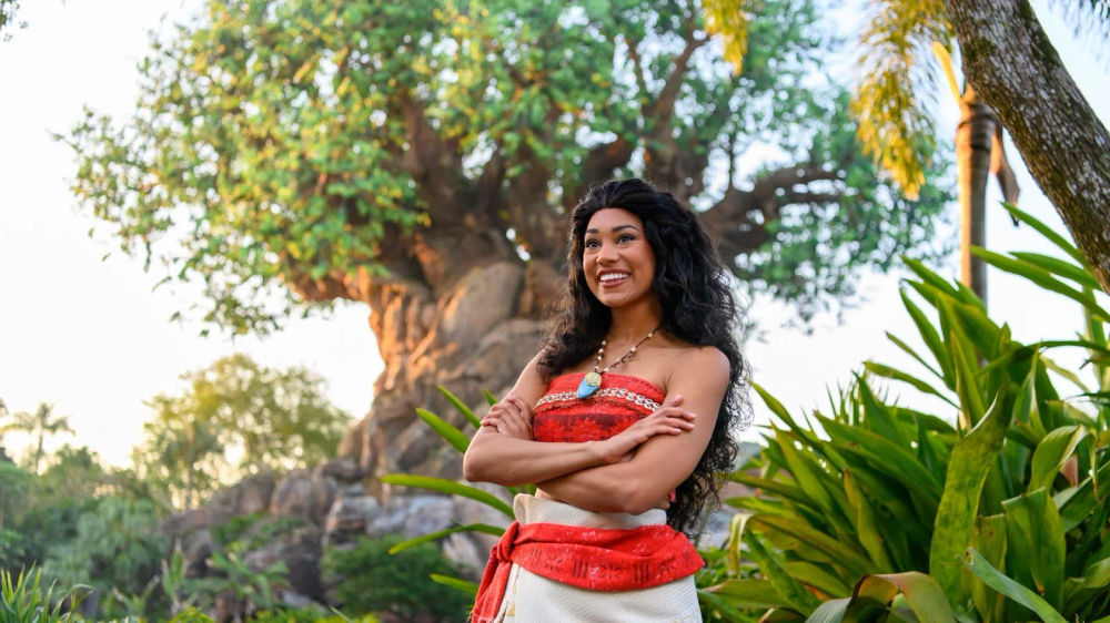 Meet Moana at Character Landing