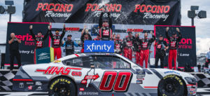 CUSTER WINS NASCAR XFINITY SERIES EXPLORE THE POCONO MOUNTAINS 225
