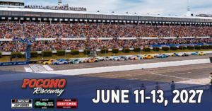 NASCAR National Series Tripleheader Returns to Pocono Raceway June 11-13, 2027