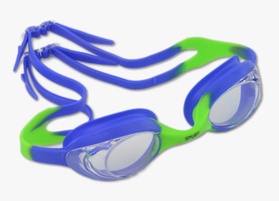 Spurt Blaze Goggle Green and Blue with Clear Lens