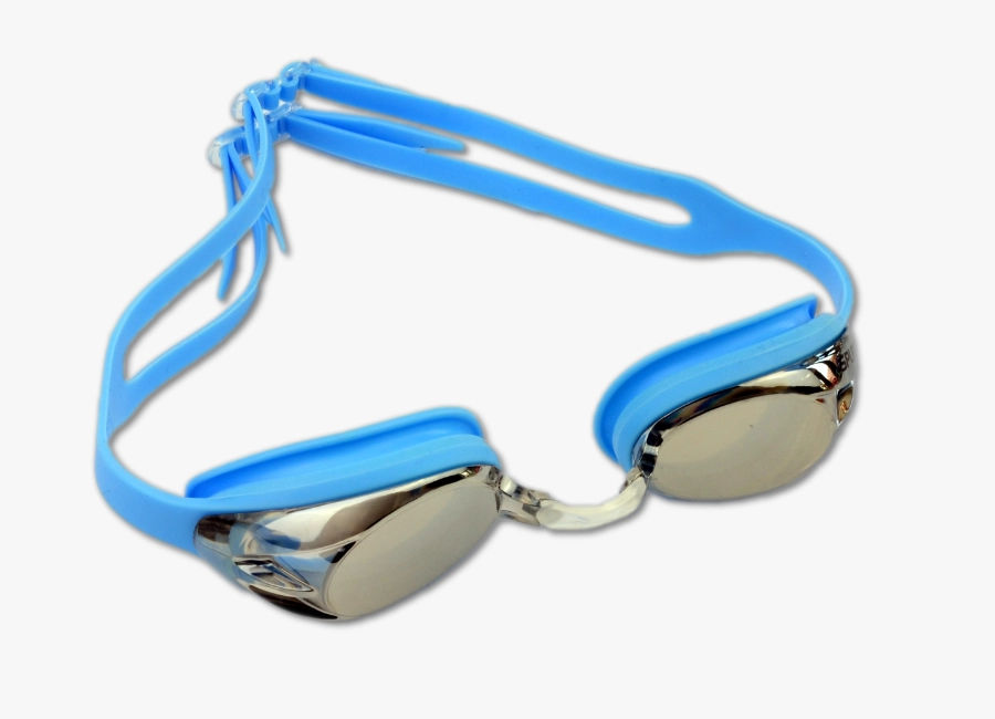 Spurt Crush Swimming Goggle Light Blue with Mirror Lens