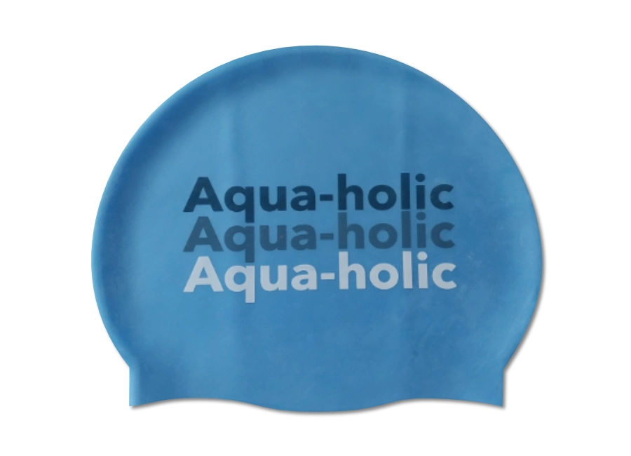 Aquaholic Silicone Swim Cap