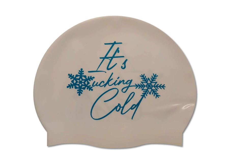 It's Cold Silicone Swim Cap