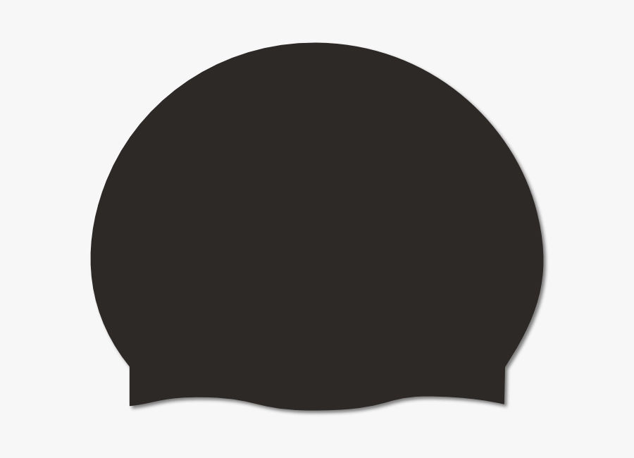 Unbranded Silicone Swim Cap Collection - Black -  - 