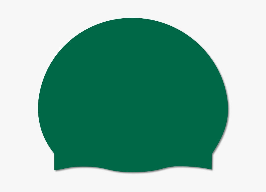 Unbranded Silicone Swim Cap Collection - Dark Green -  - 