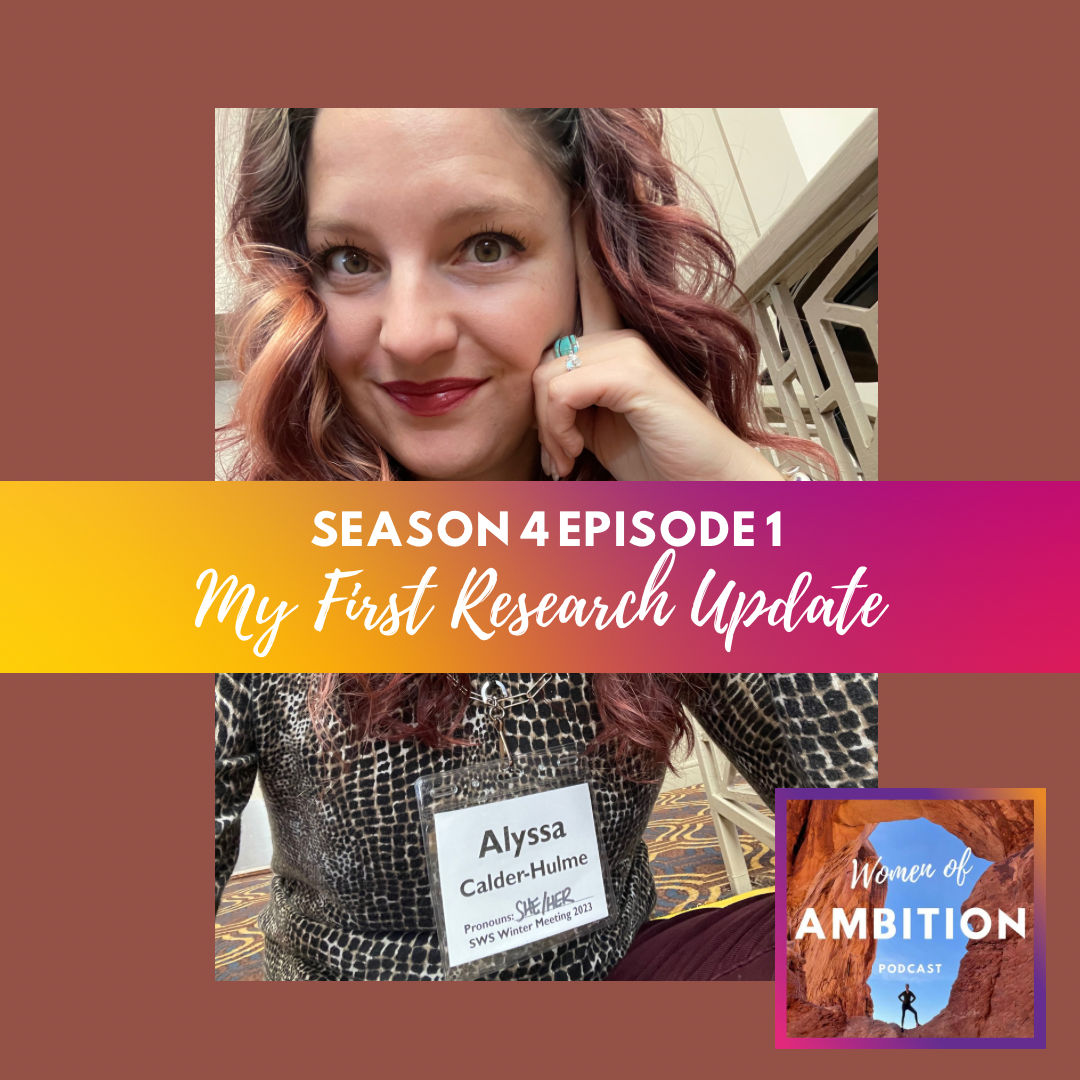 My First Research Update