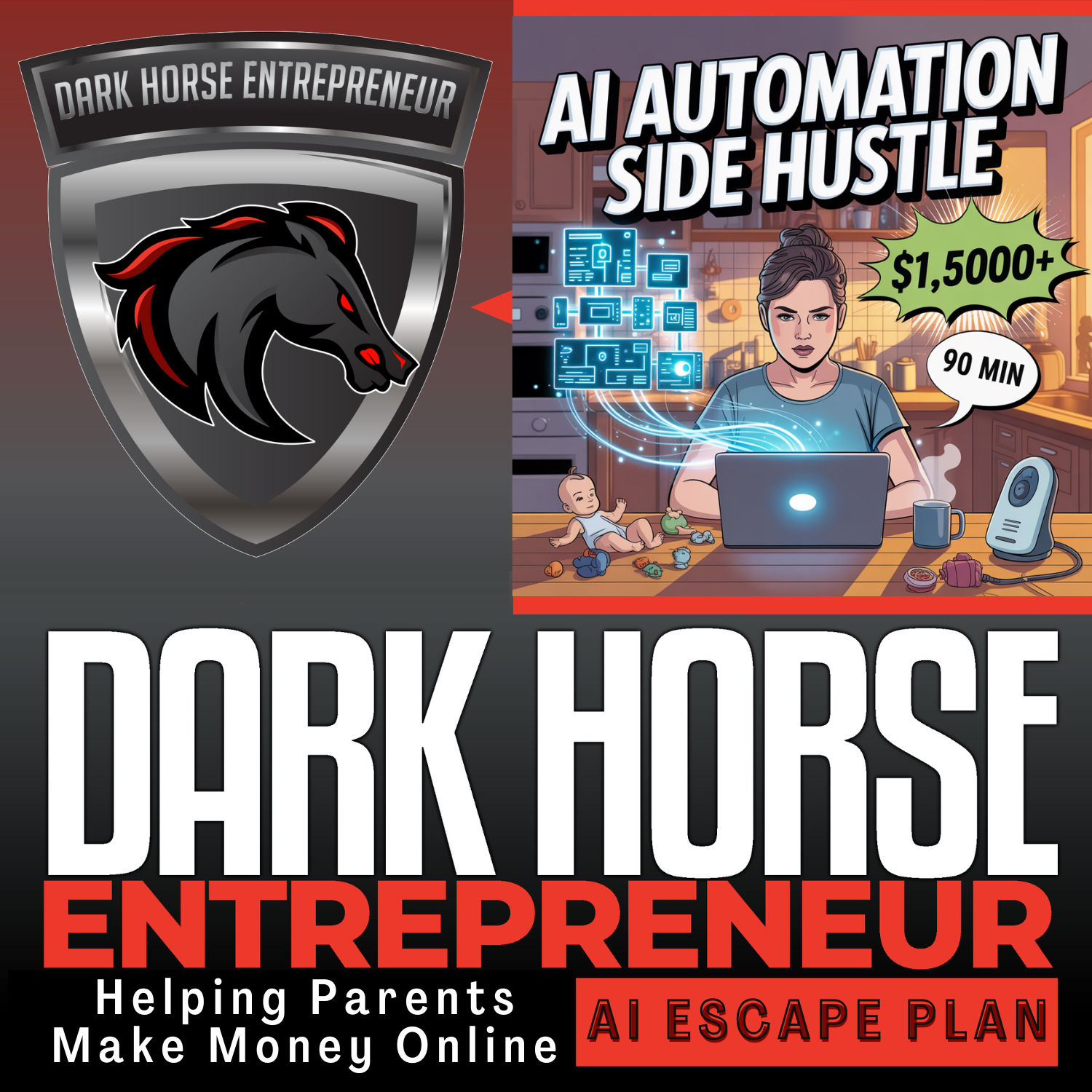 EP 535 AI Automation Side Hustles for Busy Parents: Make $1,500+ in 90 Minutes