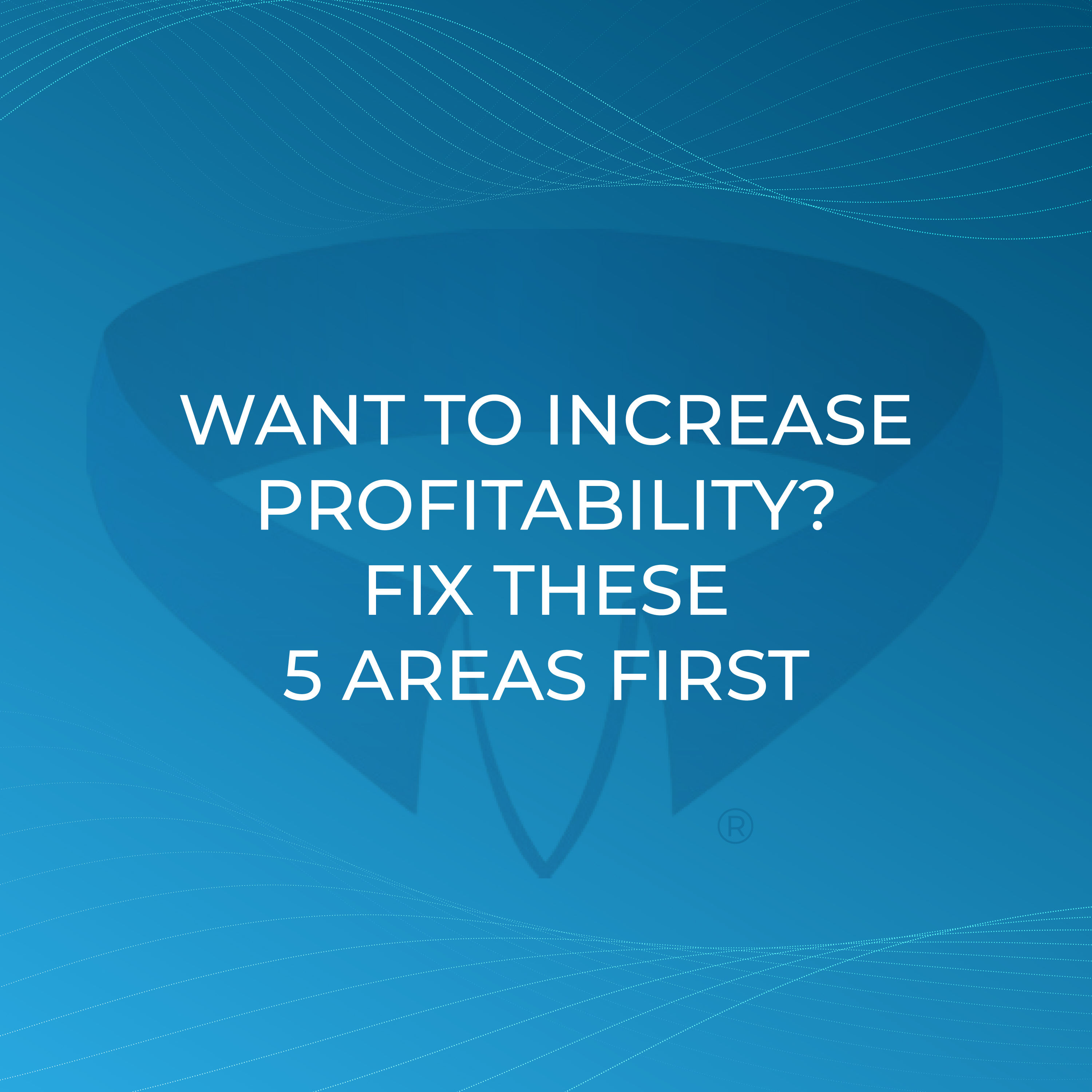 Want to Increase Profitability? Fix These 5 Areas First