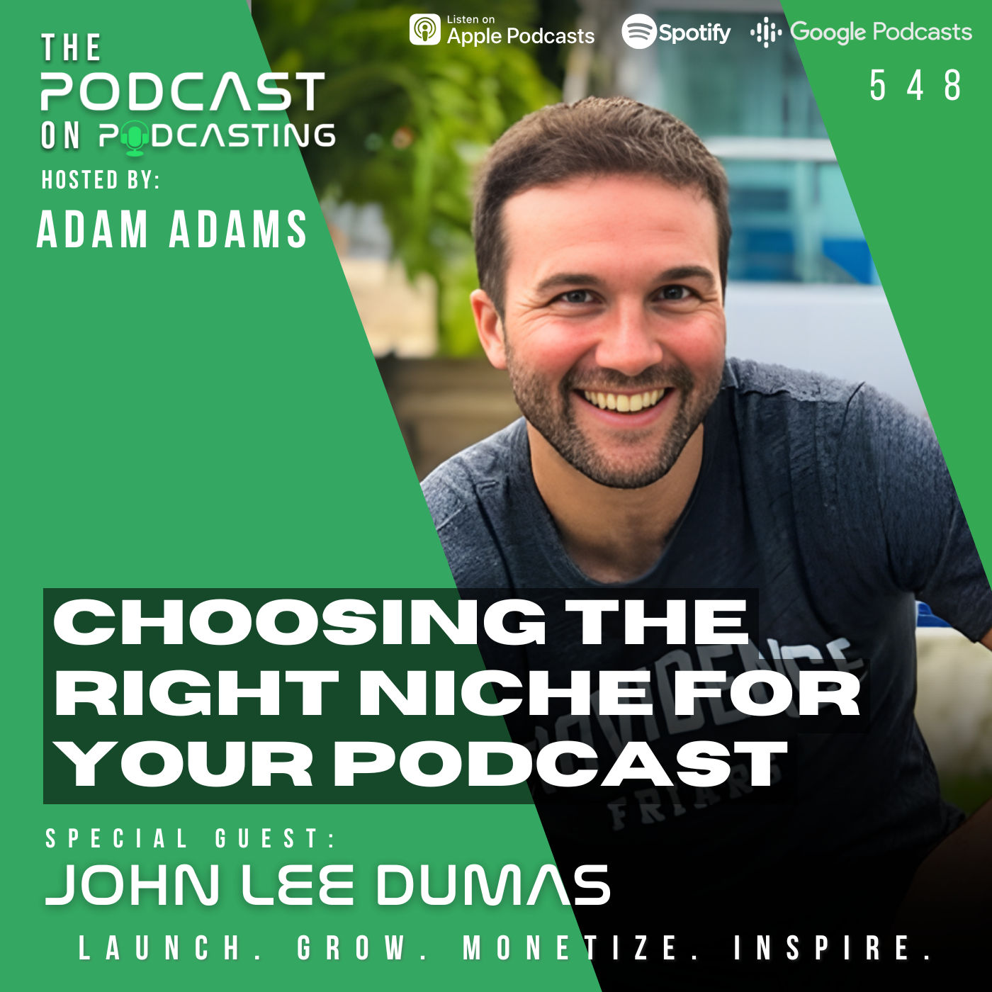 Choosing The Right Niche For Your Podcast - John Lee Dumas [548]
