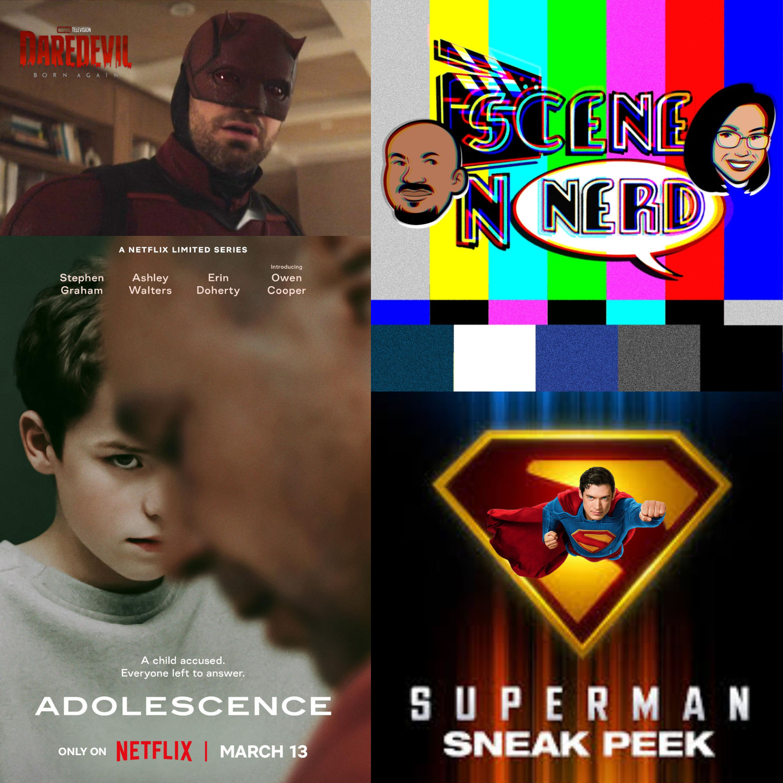 Netflix's Adolescence, Sneak Peek of Superman, Daredevil: Born Again Episode 7 + Spider-Man Surprises!
