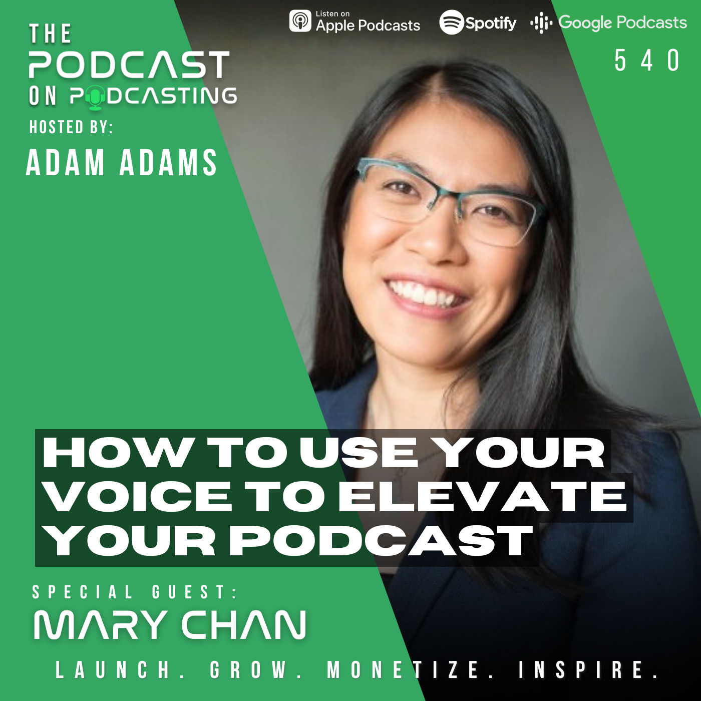 How To Use Your Voice To Elevate Your Podcast - Mary Chan [540]