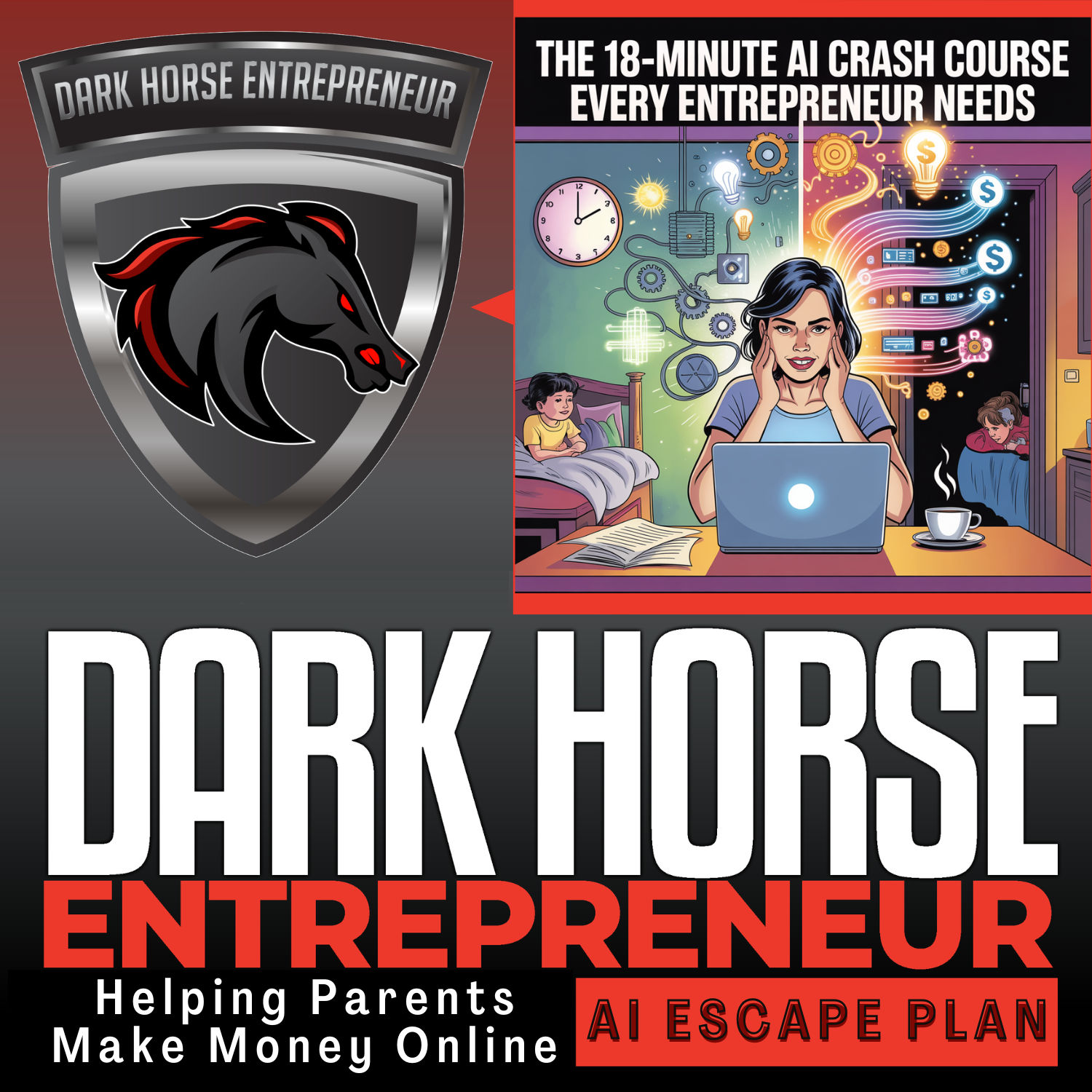 EP 539 The 18-Minute AI Crash Course Every Parent Entrepreneur Needs: Master AI for Online Entrepreneurship