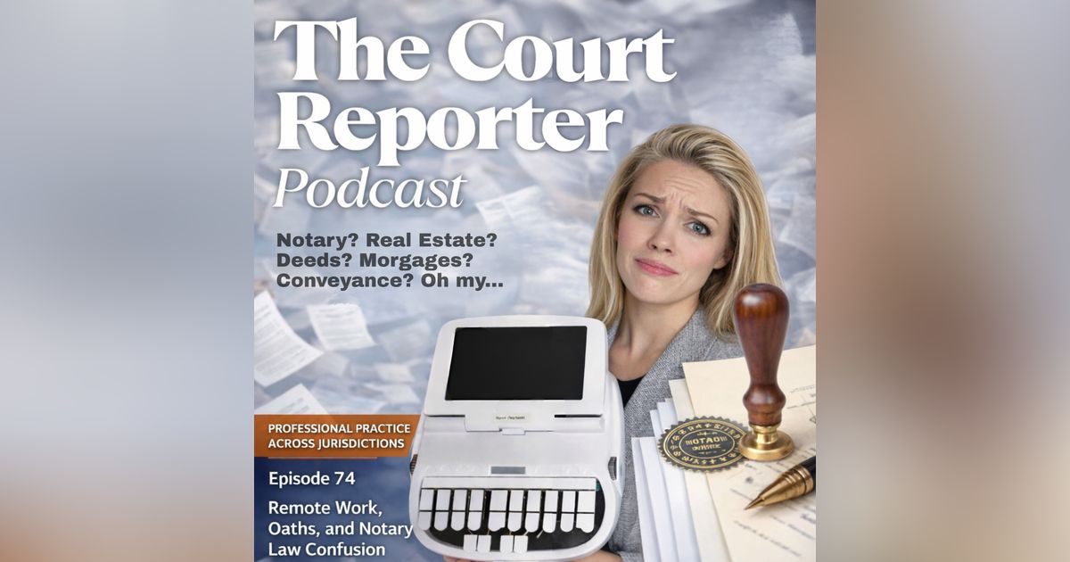 #74 - Navigating the Confusion of Notary Requirements for Court Reporters #74 - Navigating the Confusion of Notary Requirements for Court Reporters