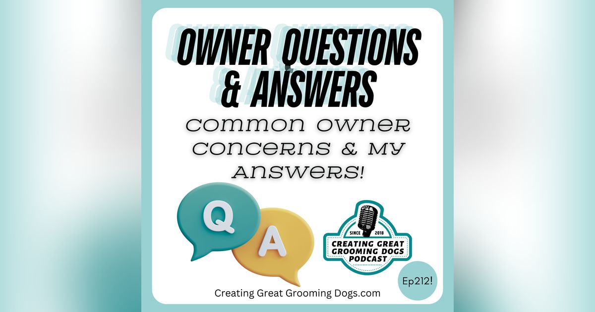 Owner Q & A Ep212