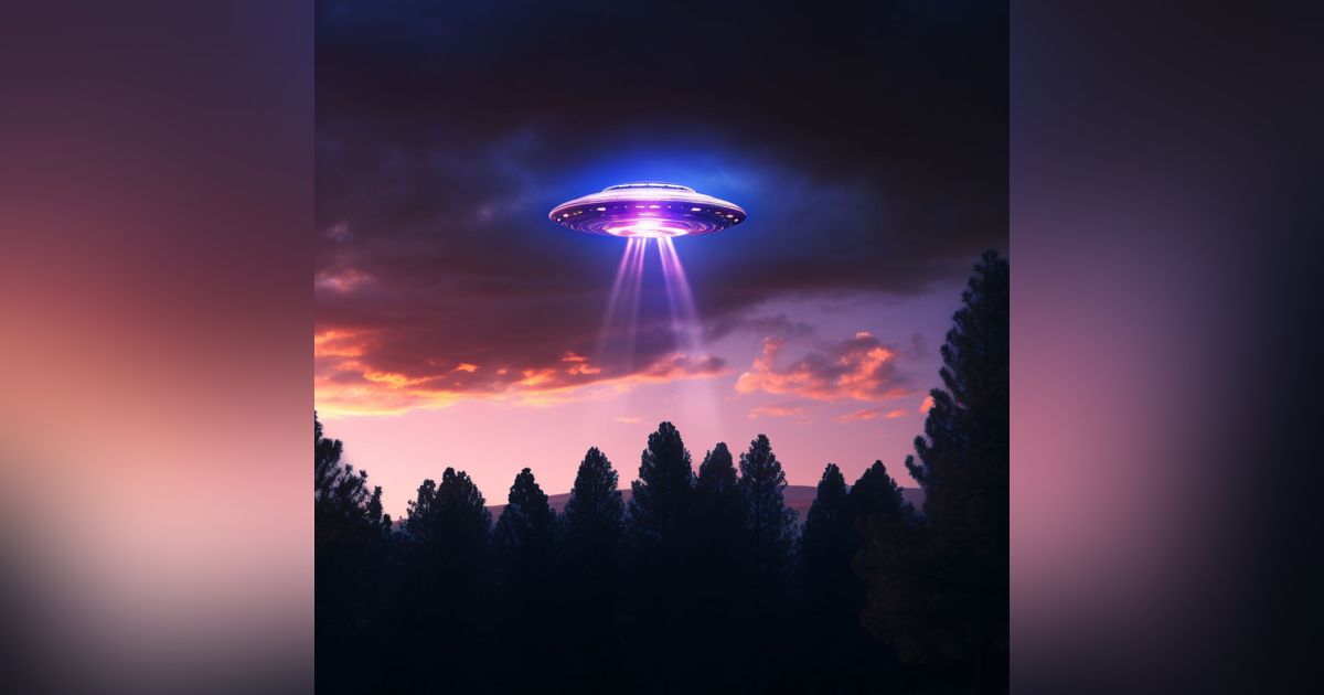 A UFO Guy and Marley Woods