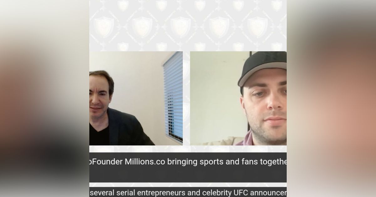 Brandon Austin CoFounder Millions.co leading watch part platform for sports