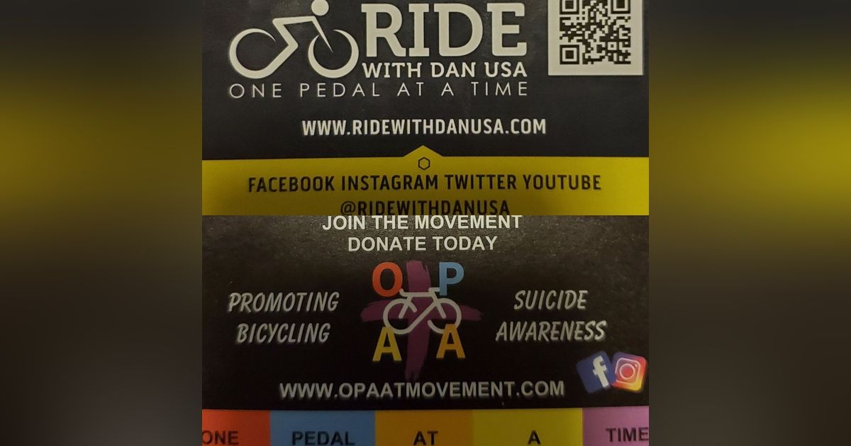 Episode #120: Daniel Hurd from 'Ride With Dan USA'