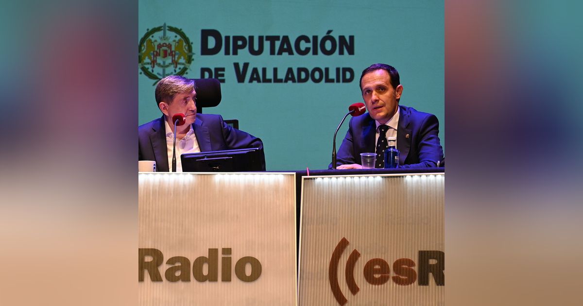 Jiménez Losantos entrevista a Conrado Íscar, presidente de la Diputación de Valladolid