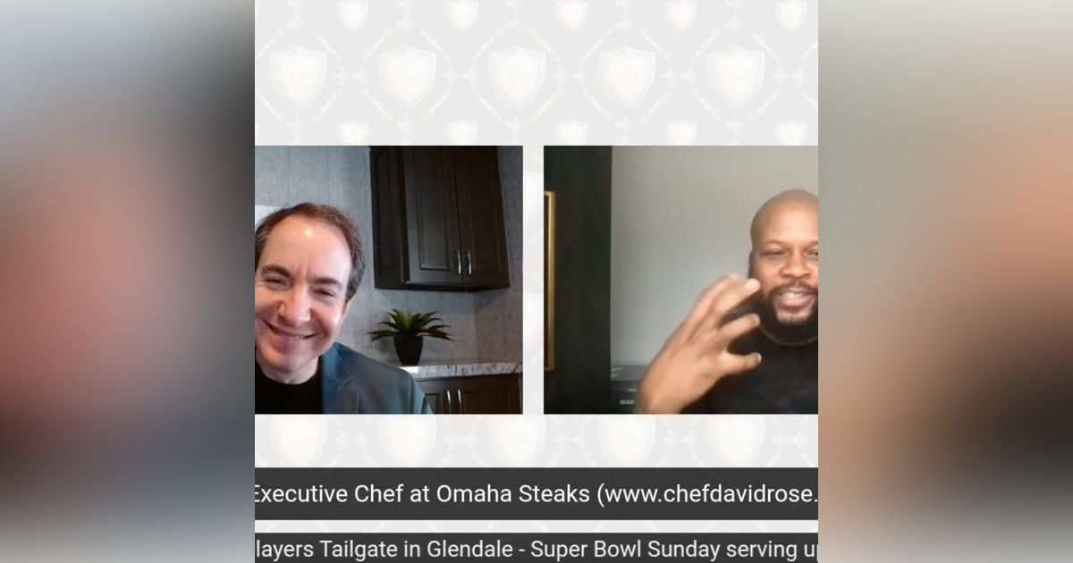 David Rose, Executive Chef Omaha Steaks, Food Network Star finalist, Super Bowl Players Tailgate