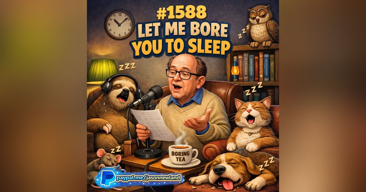 (Short | Voice Only) #1588 Let me bore you to sleep | Jason Newland | 6th April 2026 (Short | Voice Only) #1588 Let me bore you to sleep | Jason Newland | 6th April 2026