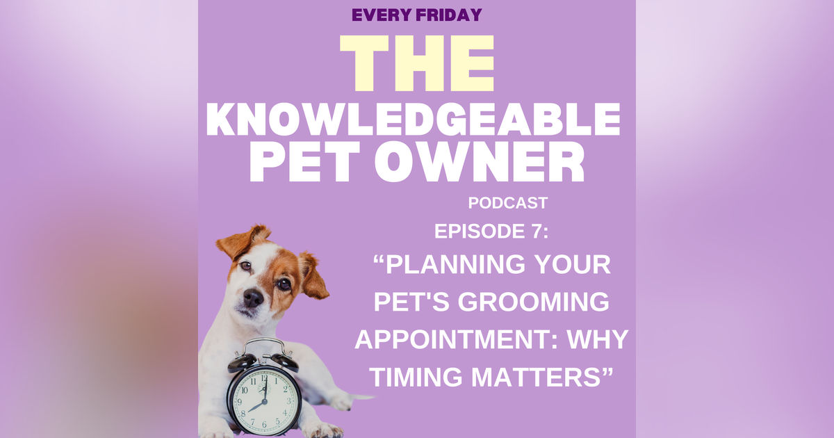 Planning Your Pet's Grooming Appointment: Why Timing Matters Planning Your Pet's Grooming Appointment: Why Timing Matters