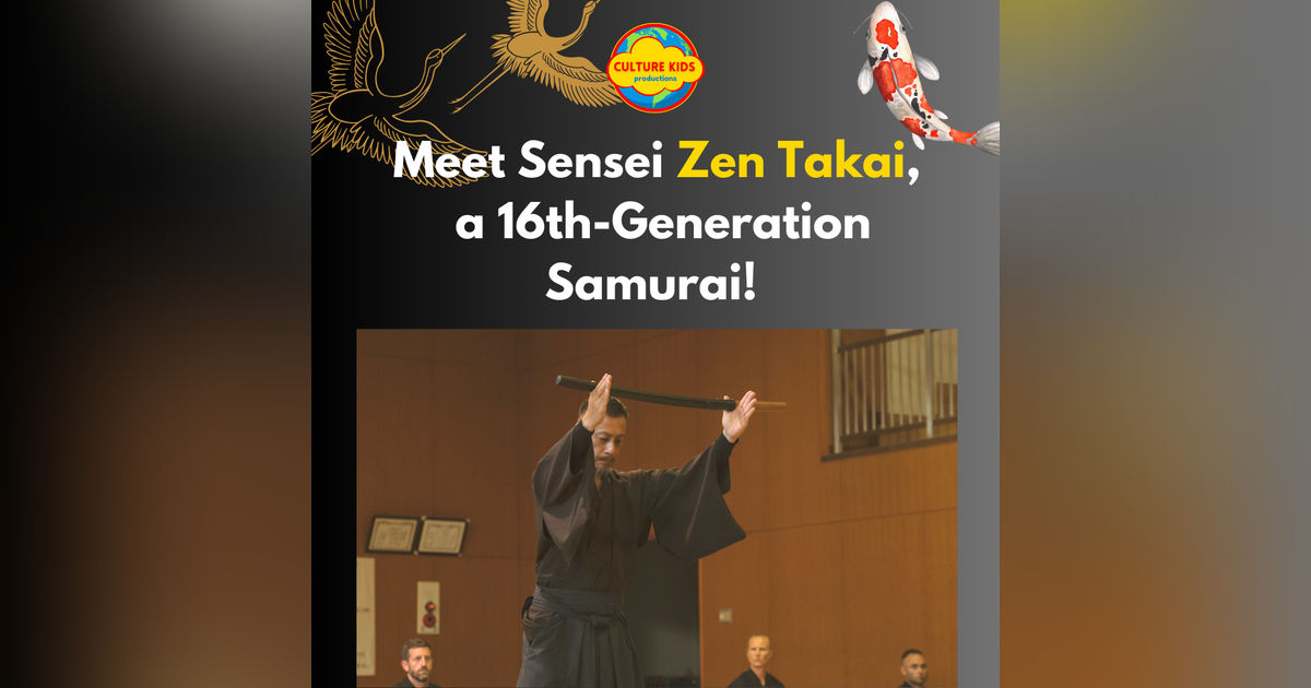 Meet Zen Takai, a 16th-Generation Samurai Master!  🏯🗡️