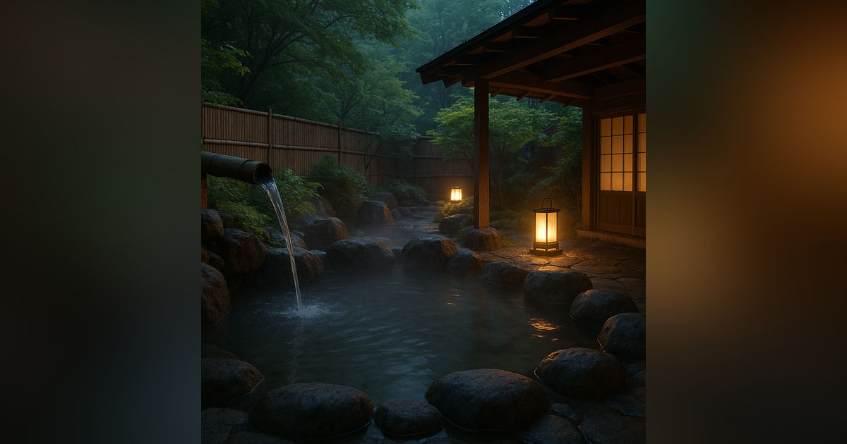 Japanese Hot Spring Spa Sound For Deep Relaxation