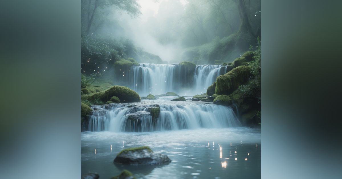 Theta waves With Waterfalls Sounds for Relaxing and Reducing Anxiety