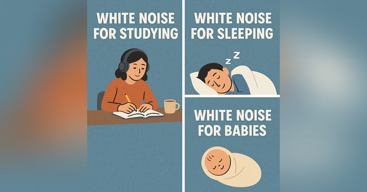 White Noise for Studying | White Noise for Sleeping | White Noise for Babies: Calm, Focus, Rest
