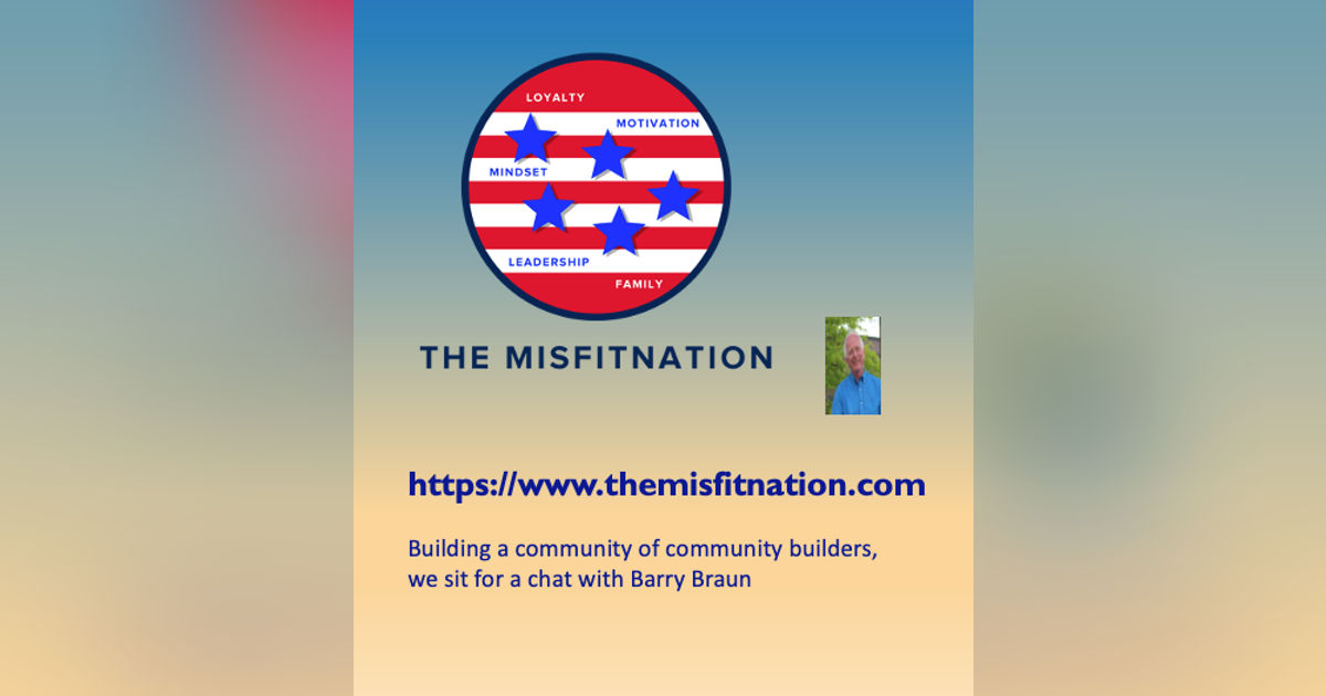 Building a community of community builders, we sit for a chat with Barry Braun.