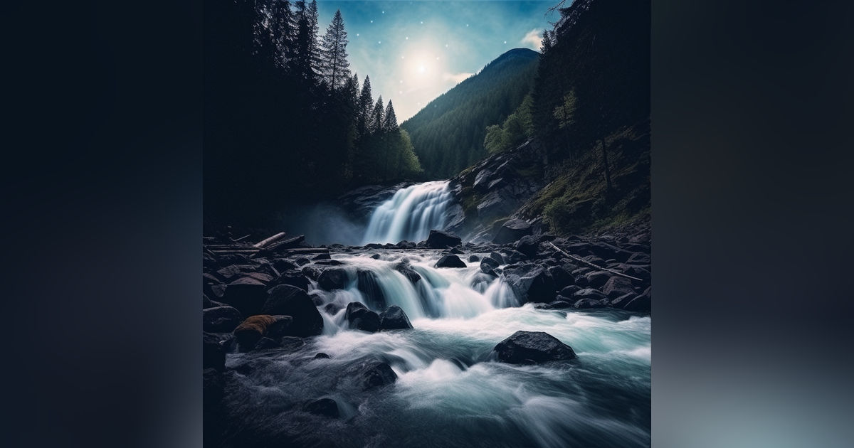 Roaring Waterfall White Noise Lulls You to Sleep!