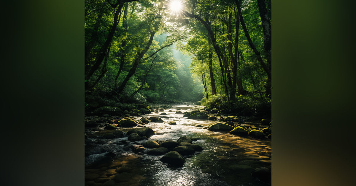 Gentle river ambiance sound for Helps reducing stress and anxiety
