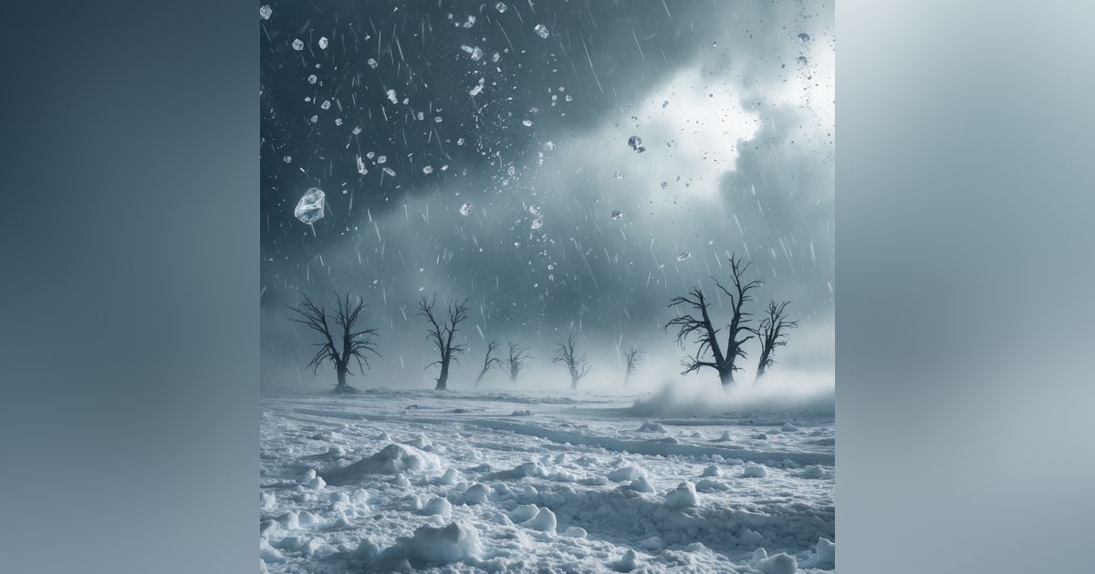 Winter Chill: Hail, Freezing Rain and Howling Blizzard | 8-Hour