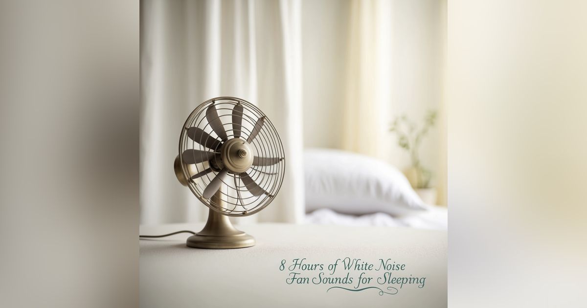 Oscillating Fan 8 Hours Of White Noise Fan Sounds For Sleeping