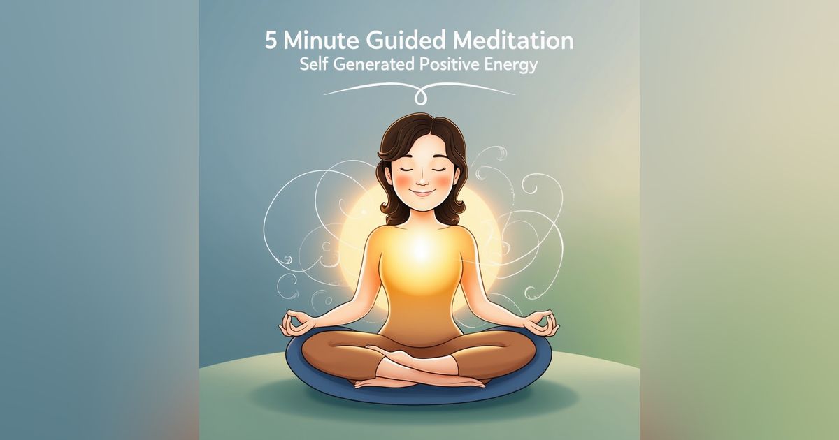 Self Generated Positive Energy (5 Minute Guided Meditation)