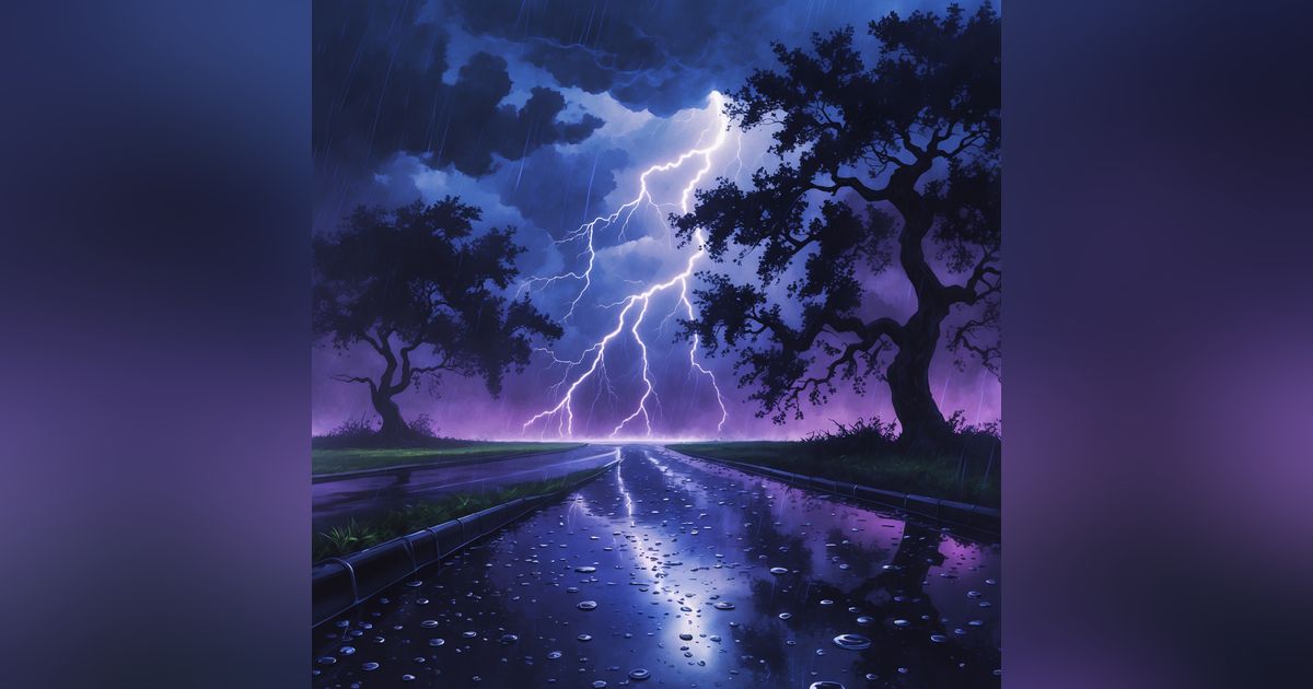 RAIN WITH THUNDER AMBIENCE | Calm Rainstorm for Deep Relaxation