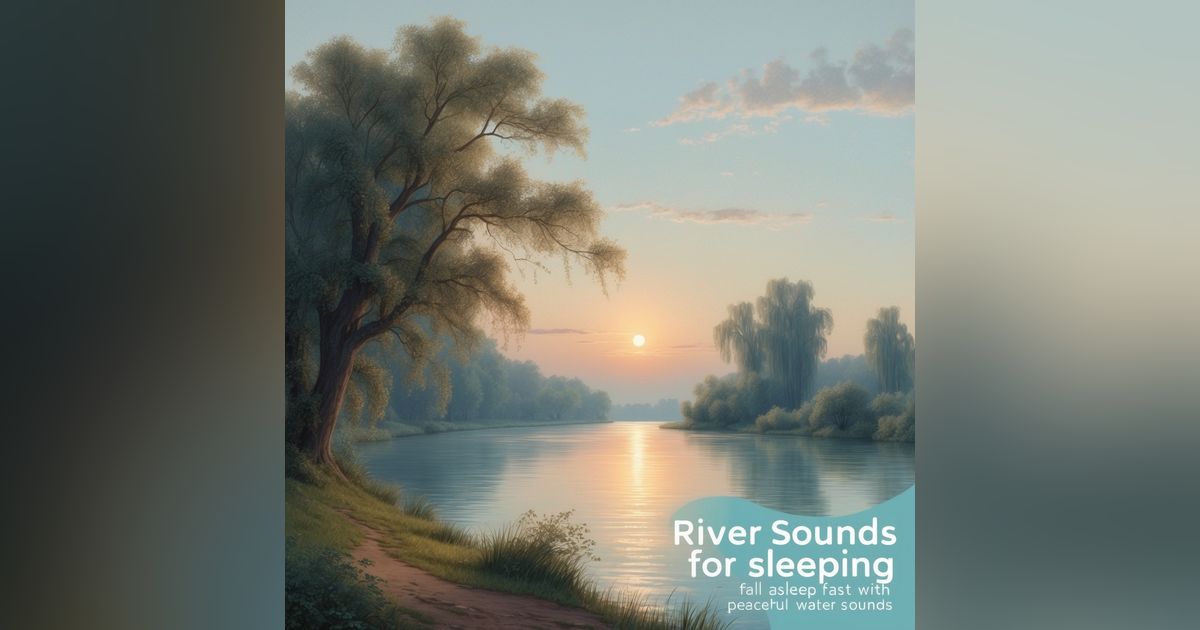 RIVER SOUNDS FOR SLEEPING | Fall Asleep Fast with Peaceful Water Sounds