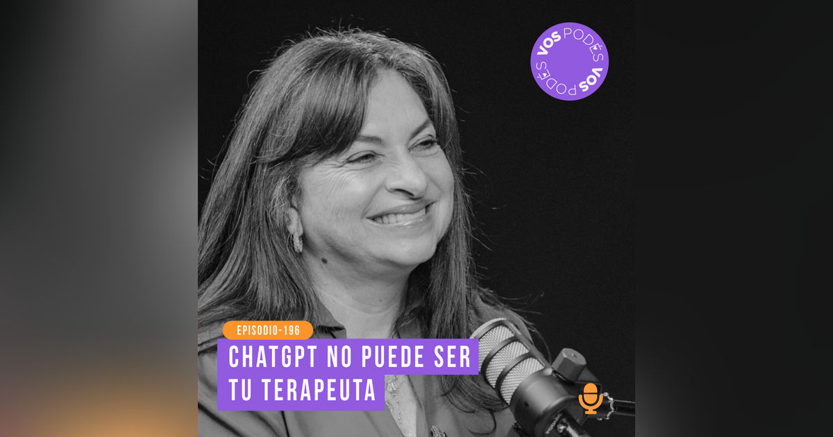 Chat gpt no puede ser tu terapeuta: Invitada - Rocío Barrios