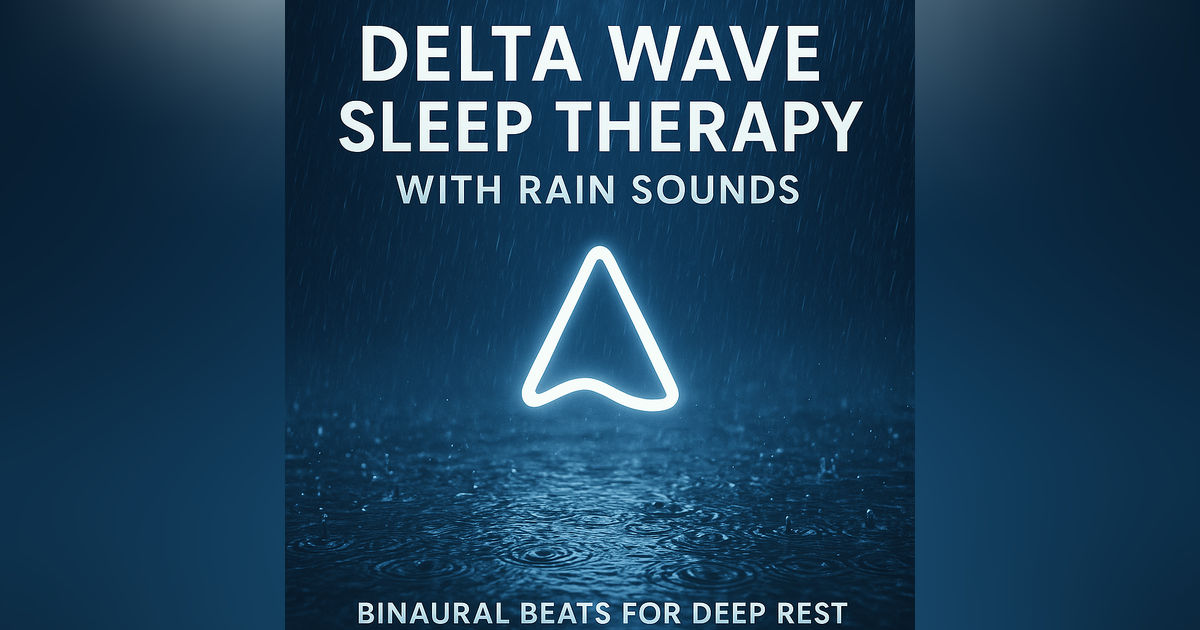 Delta Wave Sleep Therapy with Rain Sounds | Binaural Beats for Deep Rest & Stress Relief